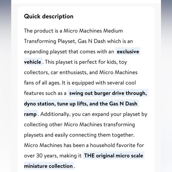 Micro Machines Micro Gas N Dash With Exclusive Vehicle - Picture 13 of 13